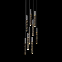 Load image into Gallery viewer, The Trinity LED 9 Light Round Pendant