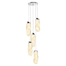 Load image into Gallery viewer, The Facets LED 5 Light Pendant
