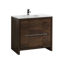 Load image into Gallery viewer, 36" Rose Wood Dolce Vanity