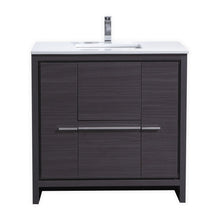 Load image into Gallery viewer, 36" Grey Oak Dolce Vanity