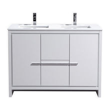 Load image into Gallery viewer, 48" High Gloss Dolce Double Vanity