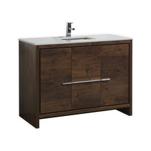 Load image into Gallery viewer, 48" Rose Wood Dolce Vanity