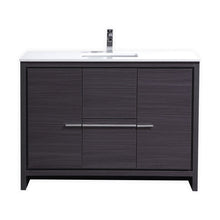 Load image into Gallery viewer, 48" Grey Oak Dolce Vanity