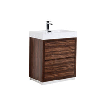 Load image into Gallery viewer, 30" Walnut Free Standing Bliss Vanity