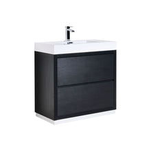 Load image into Gallery viewer, 36" Black Free Standing Bliss Vanity