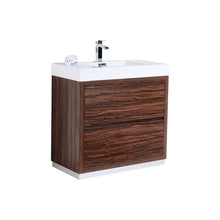 Load image into Gallery viewer, 36" Walnut Free Standing Bliss Vanity