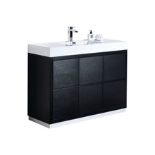 Load image into Gallery viewer, 48" Black Free Standing Bliss Vanity