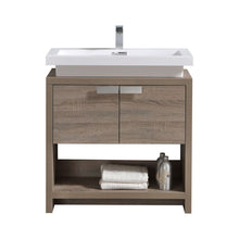 Load image into Gallery viewer, 32" Havana Oak Modern Bathroom Vanity
