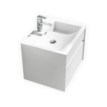 Load image into Gallery viewer, 24" High Gloss White Fitto Vanity