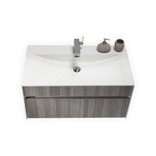 Load image into Gallery viewer, 36" Ash Grey Fitto Vanity
