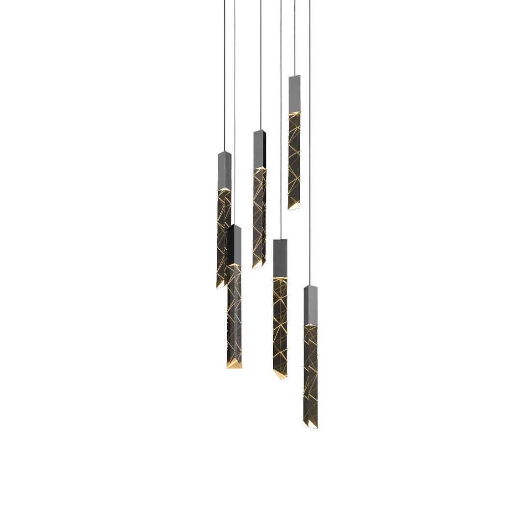 The Trinity LED 6 Light Round Pendant