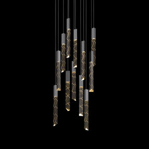The Trinity LED 12 Light Round Pendant