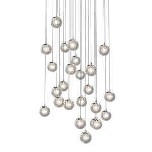 The Champagne Bubbles LED 24 Light Pendant