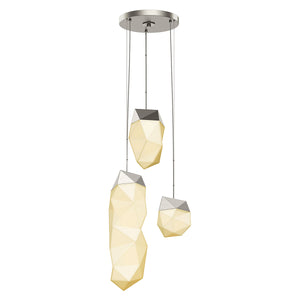 The Facets LED 3 Light Pendant