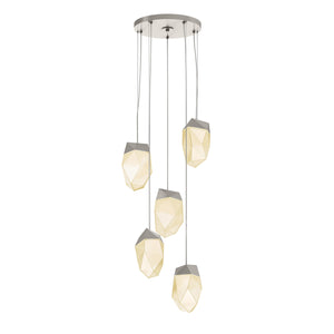 The Facets LED 5 Light Pendant