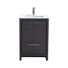 Load image into Gallery viewer, 24&quot; Grey Oak Dolce Vanity