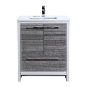 30" Ash Grey Dolce Vanity