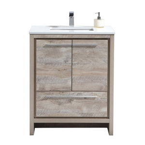 30" Natural Wood Dolce Vanity