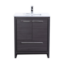 Load image into Gallery viewer, 30&quot; Grey Oak Dolce Vanity
