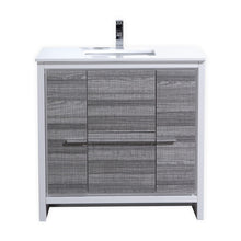 Load image into Gallery viewer, 36&quot; Ash Grey Dolce Vanity