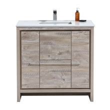Load image into Gallery viewer, 36&quot; Natural Wood Dolce Vanity