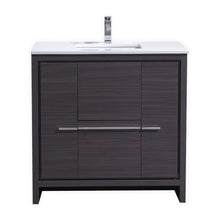 Load image into Gallery viewer, 36&quot; Grey Oak Dolce Vanity