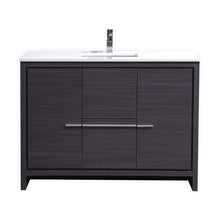 Load image into Gallery viewer, 48&quot; Grey Oak Dolce Vanity