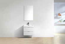 Load image into Gallery viewer, The Wall Mounted Bliss Vanity | Single Sink Vanity