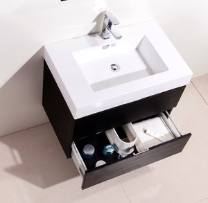 The Wall Mounted Bliss Vanity | Single Sink Vanity