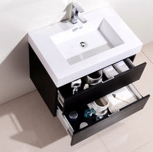 Load image into Gallery viewer, The Wall Mounted Bliss Vanity | Single Sink Vanity