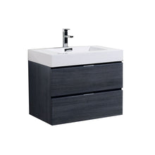 Load image into Gallery viewer, 30&quot; Grey Oak Wall Mounted Bliss Vanity