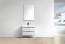 Load image into Gallery viewer, The Wall Mounted Bliss Vanity | Single Sink Vanity