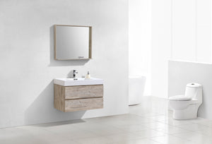 The Wall Mounted Bliss Vanity | Single Sink Vanity