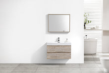 Load image into Gallery viewer, The Wall Mounted Bliss Vanity | Single Sink Vanity