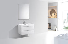 Load image into Gallery viewer, The Wall Mounted Bliss Vanity | Single Sink Vanity