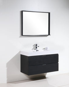 The Wall Mounted Bliss Vanity | Single Sink Vanity