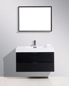 The Wall Mounted Bliss Vanity | Single Sink Vanity