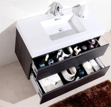 Load image into Gallery viewer, The Wall Mounted Bliss Vanity | Single Sink Vanity