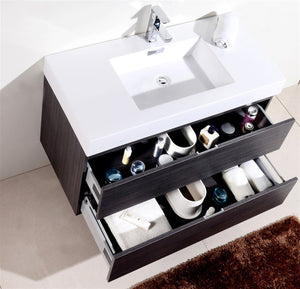 The Wall Mounted Bliss Vanity | Single Sink Vanity