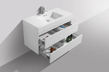 Load image into Gallery viewer, The Wall Mounted Bliss Vanity | Single Sink Vanity