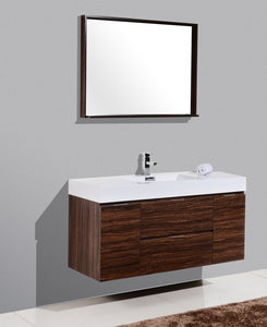 The Wall Mounted Bliss Vanity | Single Sink Vanity