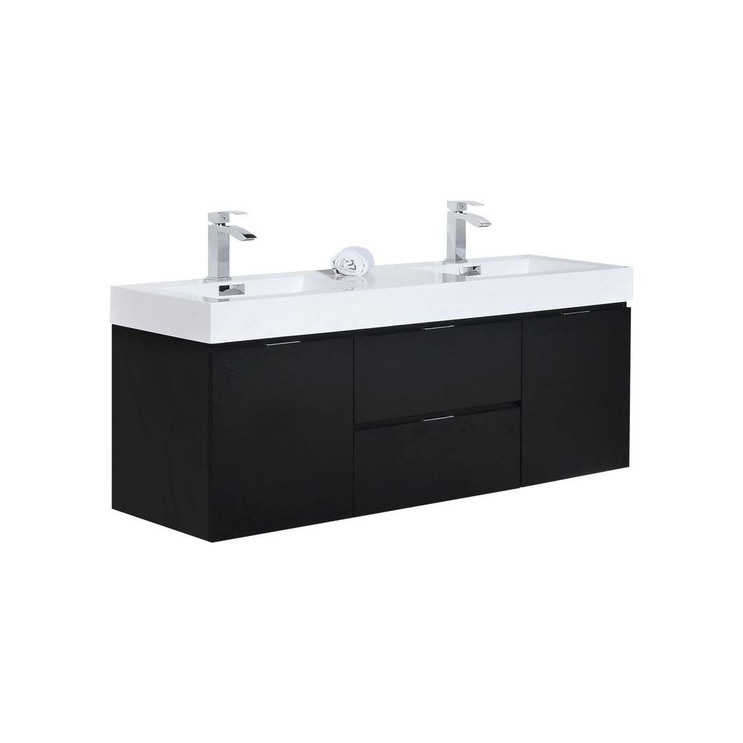 The Wall Mounted Bliss Vanity | Double Sink Vanity