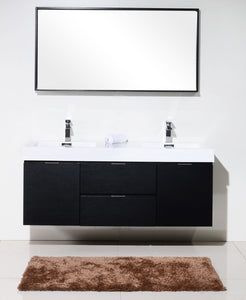 The Wall Mounted Bliss Vanity | Double Sink Vanity