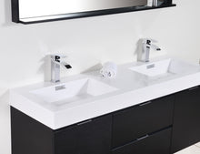 Load image into Gallery viewer, The Wall Mounted Bliss Vanity | Double Sink Vanity