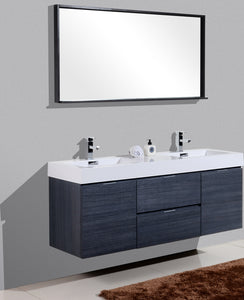 The Wall Mounted Bliss Vanity | Double Sink Vanity