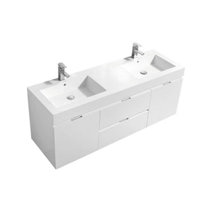 The Wall Mounted Bliss Vanity | Double Sink Vanity