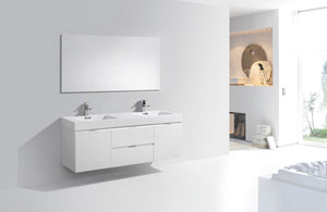 The Wall Mounted Bliss Vanity | Double Sink Vanity