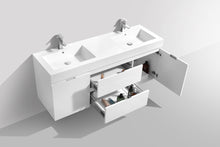 Load image into Gallery viewer, The Wall Mounted Bliss Vanity | Double Sink Vanity