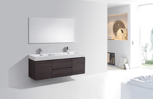 The Wall Mounted Bliss Vanity | Double Sink Vanity