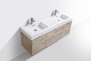 The Wall Mounted Bliss Vanity | Double Sink Vanity